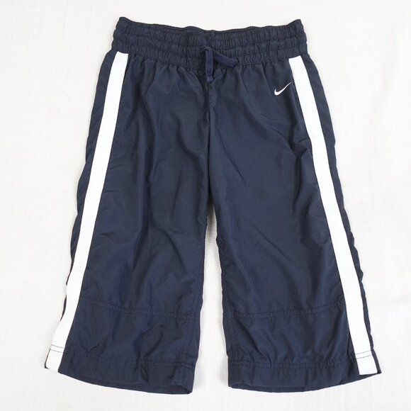 NIKE Cropped Carpi Track Pants Women's Small (4-8) Embroidered Swoosh - Picture 1 of 7